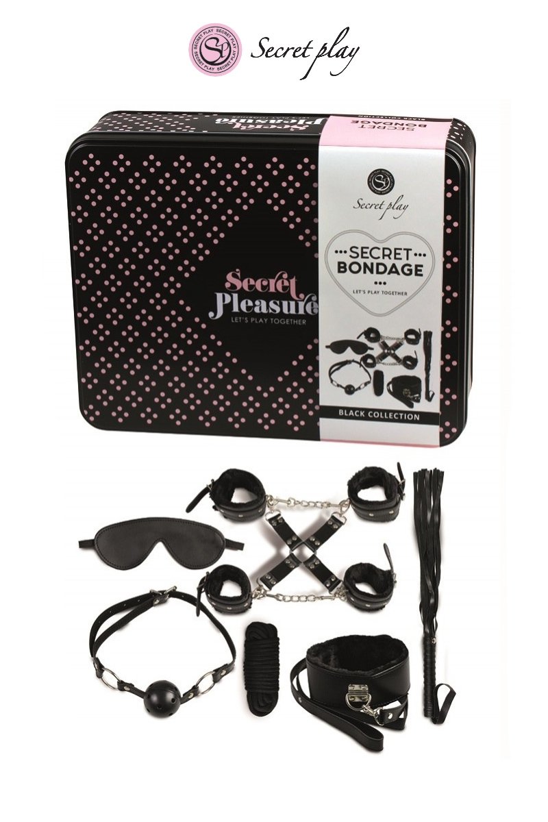 Kit BDSM 8 pièces – noir