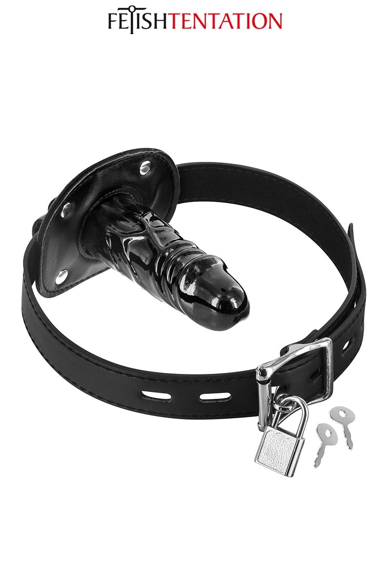 Bâillon avec gode interne – Fetish Tentation