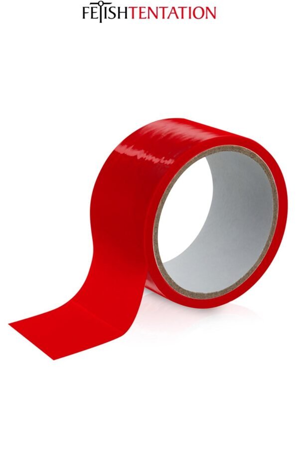 Ruban de soumission rouge 15m – Fétish Tentation