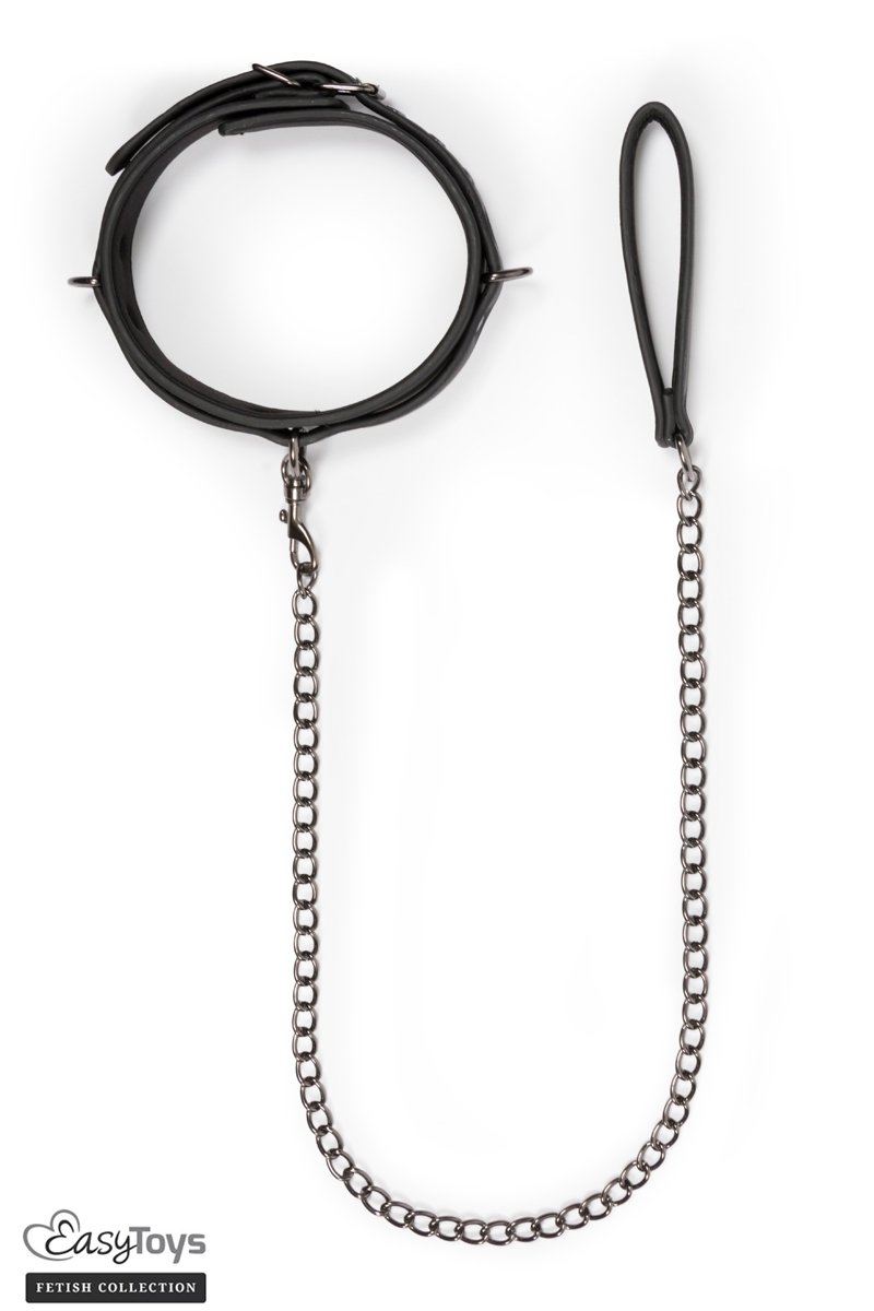 Collier fétichiste et laisse – Easytoys Fetish Collection