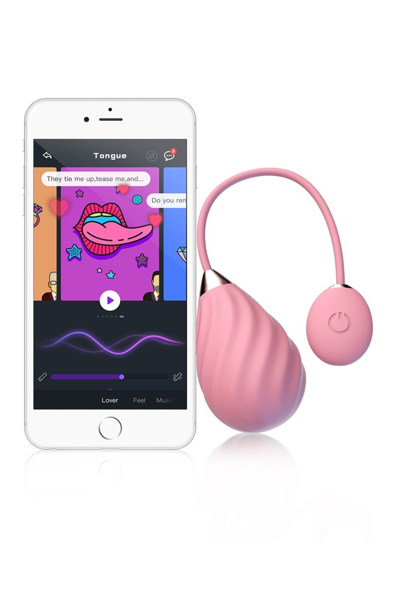 Oeuf vibrant connecté Magic Sundae rose – Magic Motion