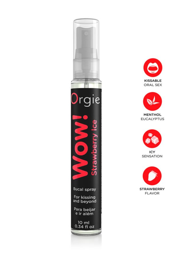 Spray buccal excitant Wow – Menthol Fraise Glaçée