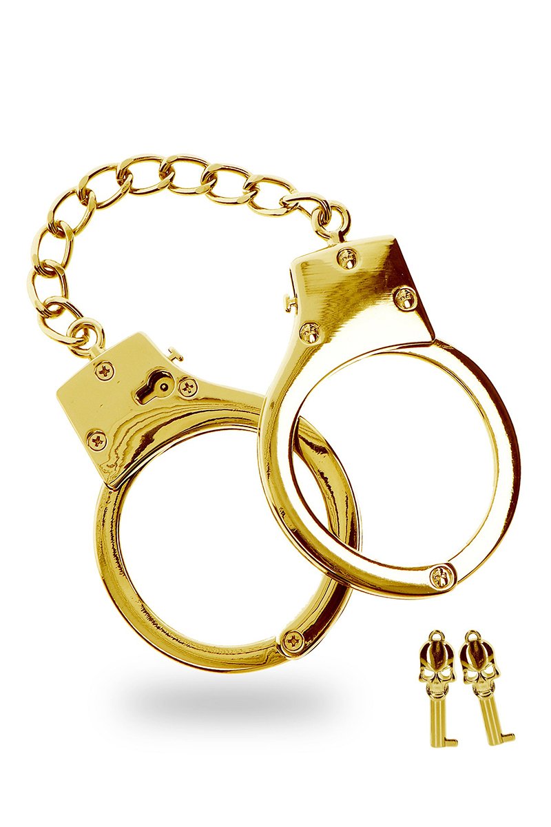 Menottes BDSM plaquées or – Taboom