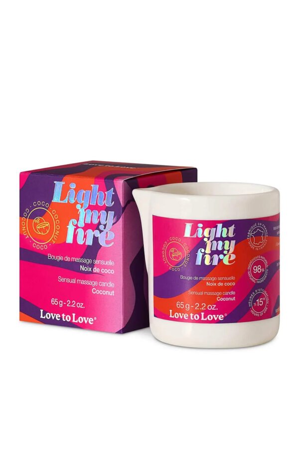 Bougie de massage Fleur de lotus – Love to Love