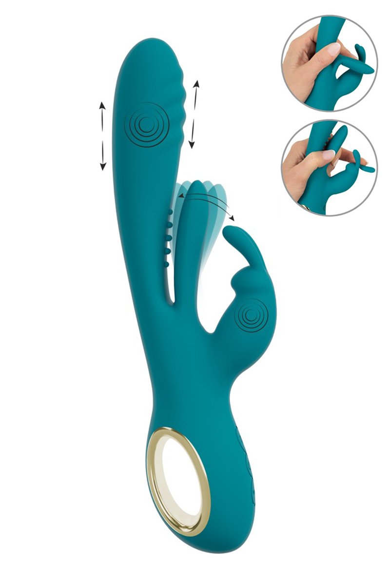 Vibro Rabbit avec va-et-vient et stimulation point G – Sweet Smile