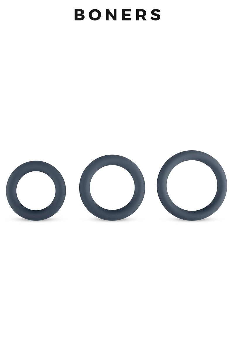 Kit de 3 anneaux de pénis - Boners – Image 2