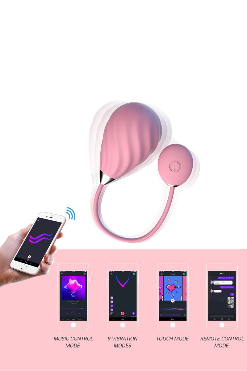 Oeuf vibrant connecté Magic Sundae rose - Magic Motion – Image 2