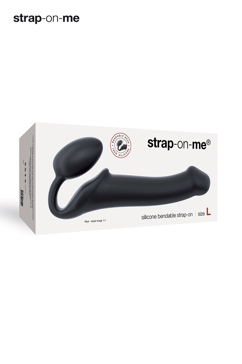 Gode ceinture strap-on noir L – Image 3