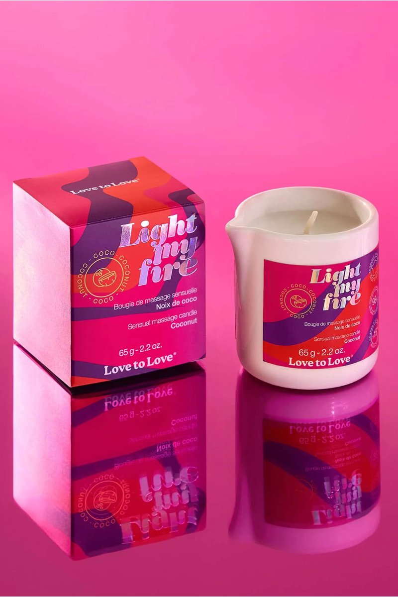 Bougie de massage Fleur de lotus - Love to Love – Image 3