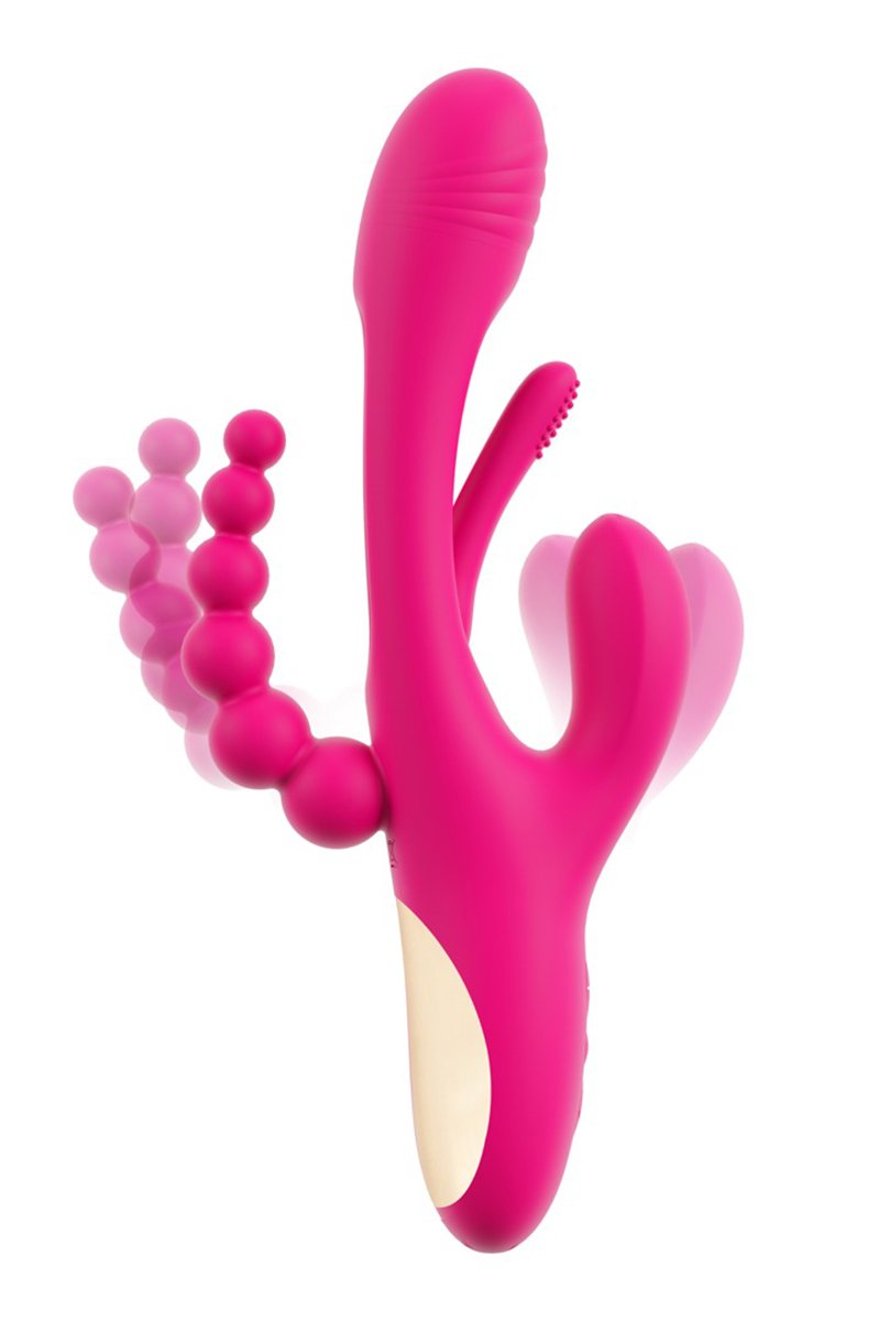 Triple vibro avec langue oscillante - Sweet Smile – Image 4