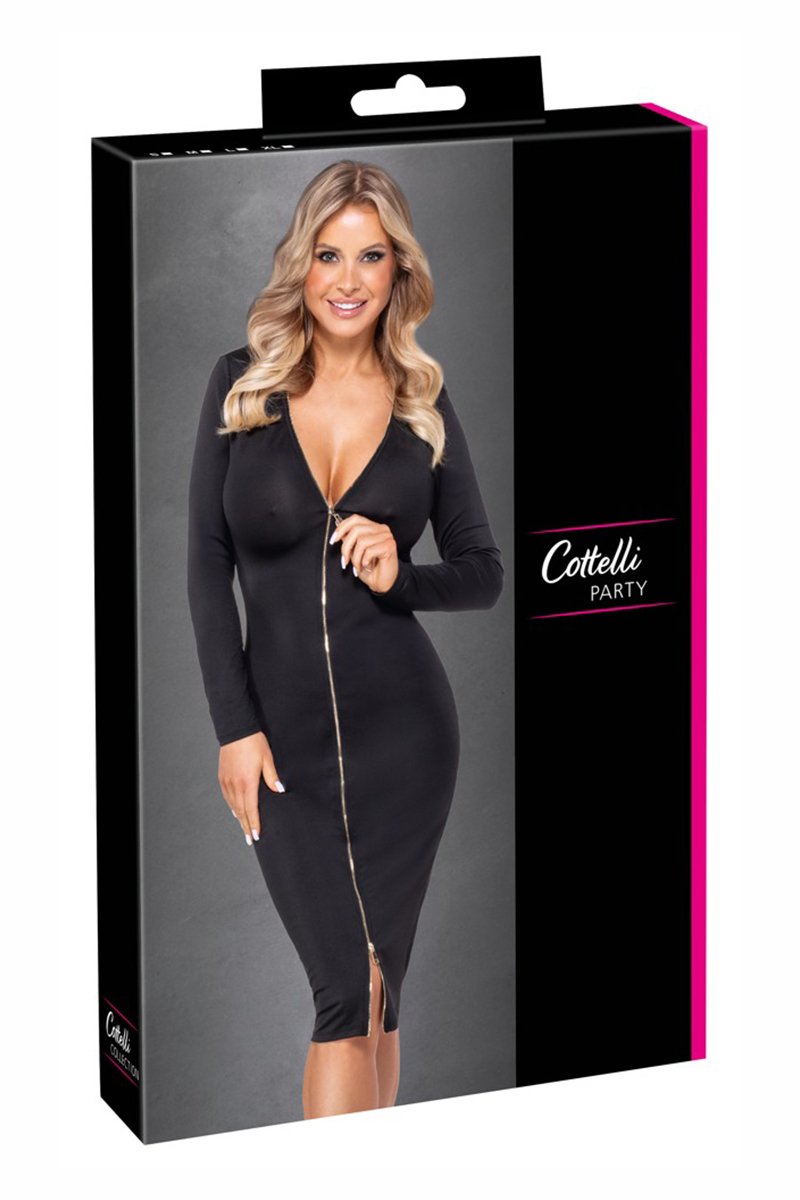 Robe noire à manches longues - Cotelly Party – Image 5