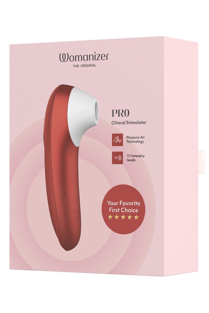 Stimulateur clitoridien Womanizer Pro - Rouge – Image 5