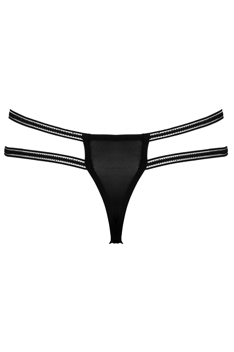 String ouvert Rio noir en dentelle - Cottelli LINGERIE – Image 5
