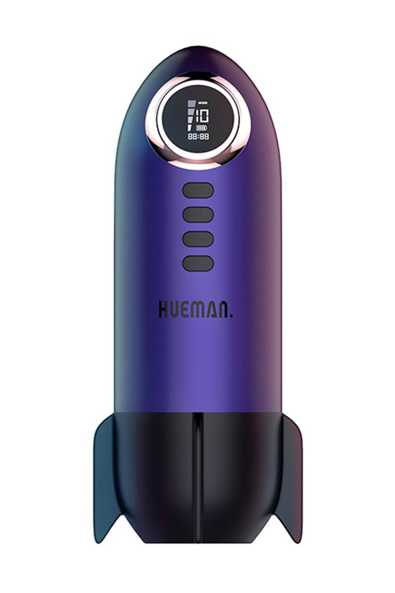 Masturbateur à aspiration et vibrations Rocket – Hueman
