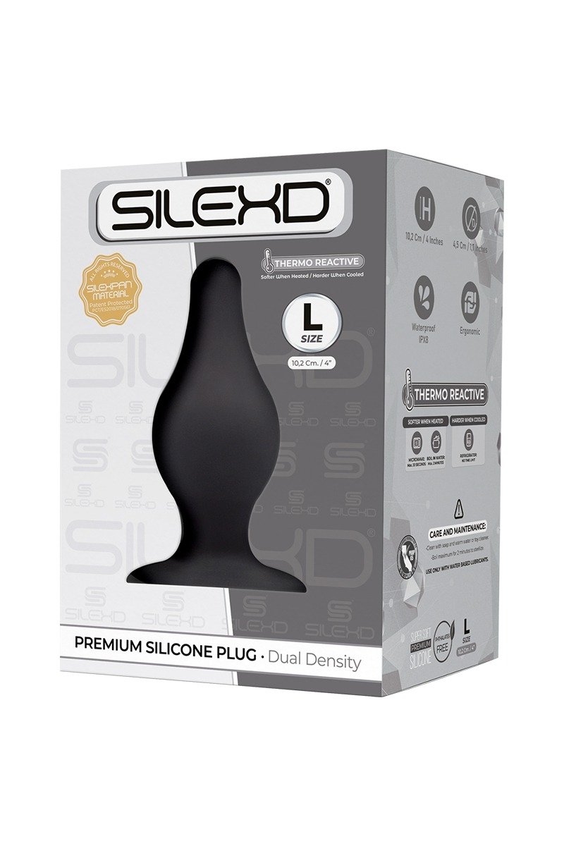 Plug anal The Original Model 2 noir 10,2 cm - Taille L – Image 2
